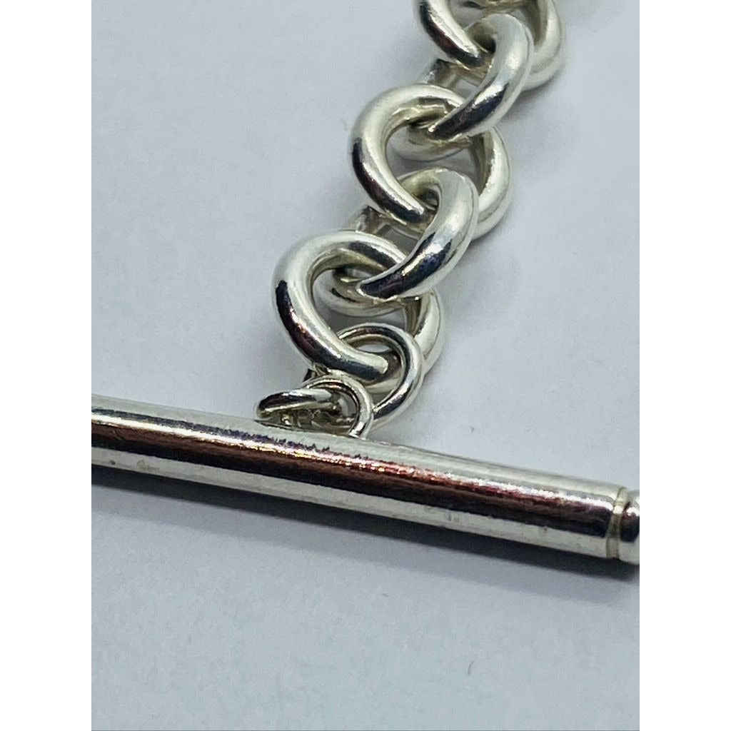 Tiffany & Co New York 17" Toggle 8x7MM Links Sterling Silver 925