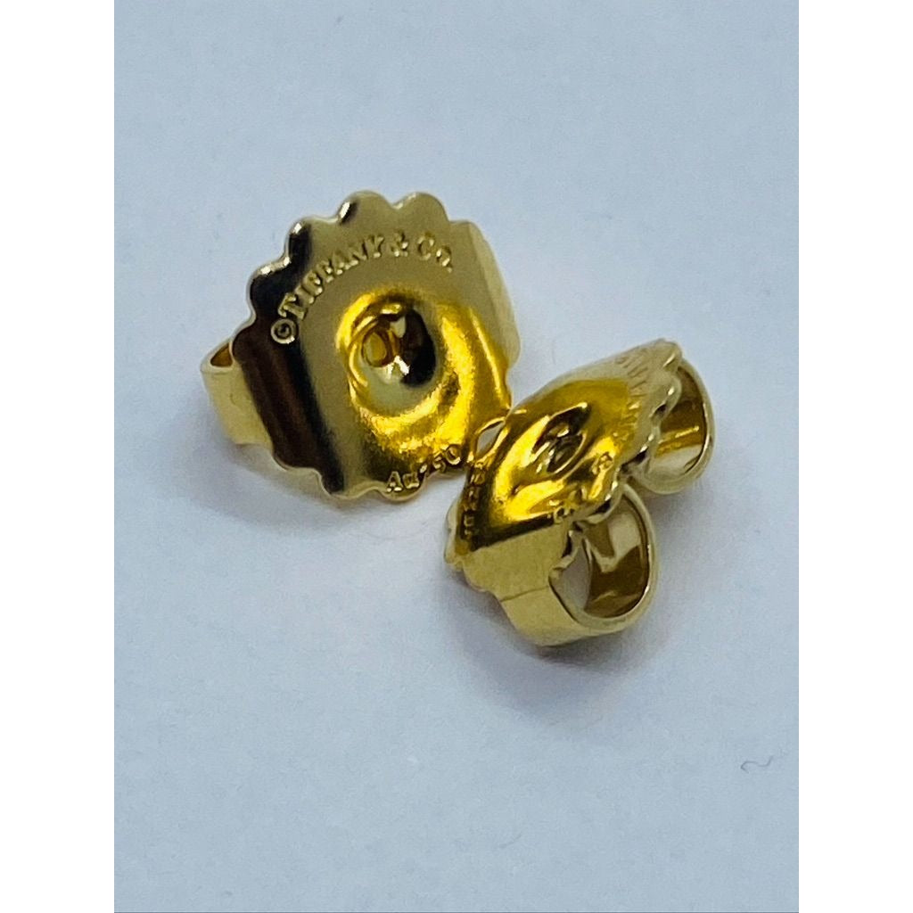 Tiffany & Co Earring Backs Set Jumbo XL 18K 750 Yellow Gold
