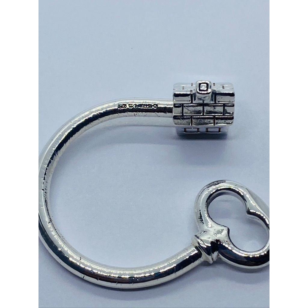 Tiffany & Co Silver House Home Key Ring Keychain Key Chain