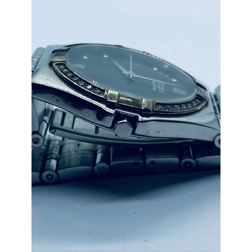 Men's Citizen Eco- Drive Diamond Watch 36mm Case