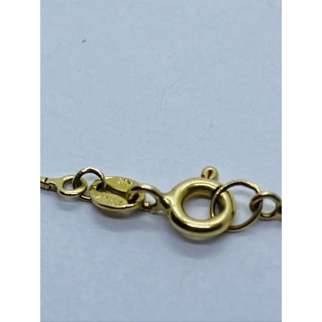 14K Tricolor Rosary 19.25" Religious