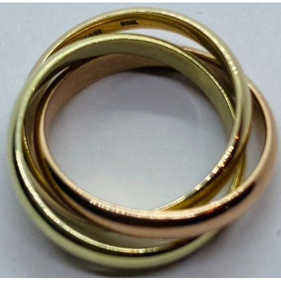 Tiffany & Co Multi Color Rolling 14k Gold Ring 585