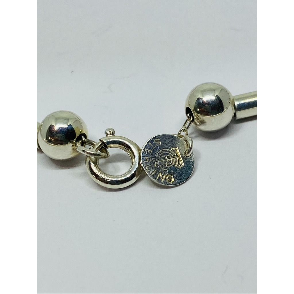 Tiffany & Co Bar bead Necklace Retired 26"