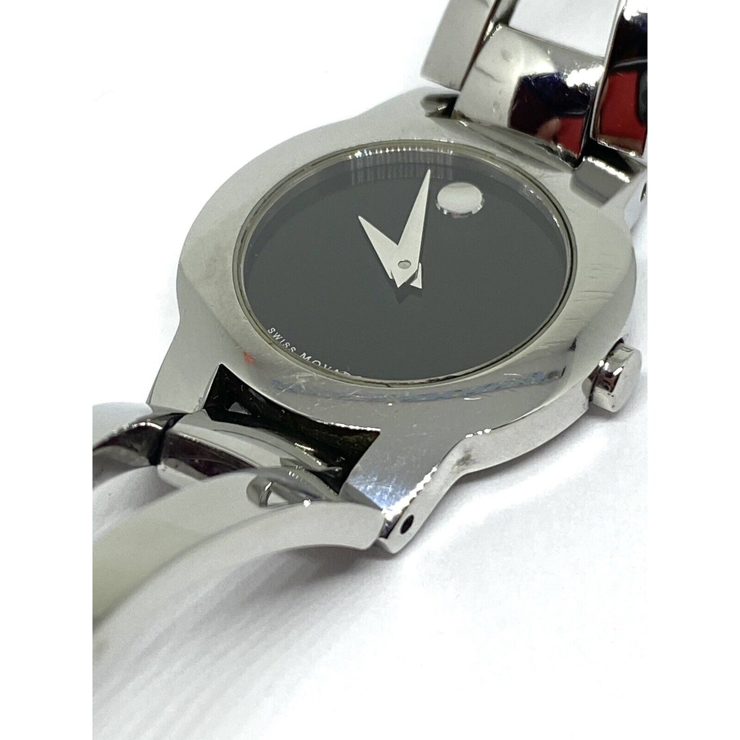 Ladies Movado Black Museum Dial Swiss Watch (84 E41842