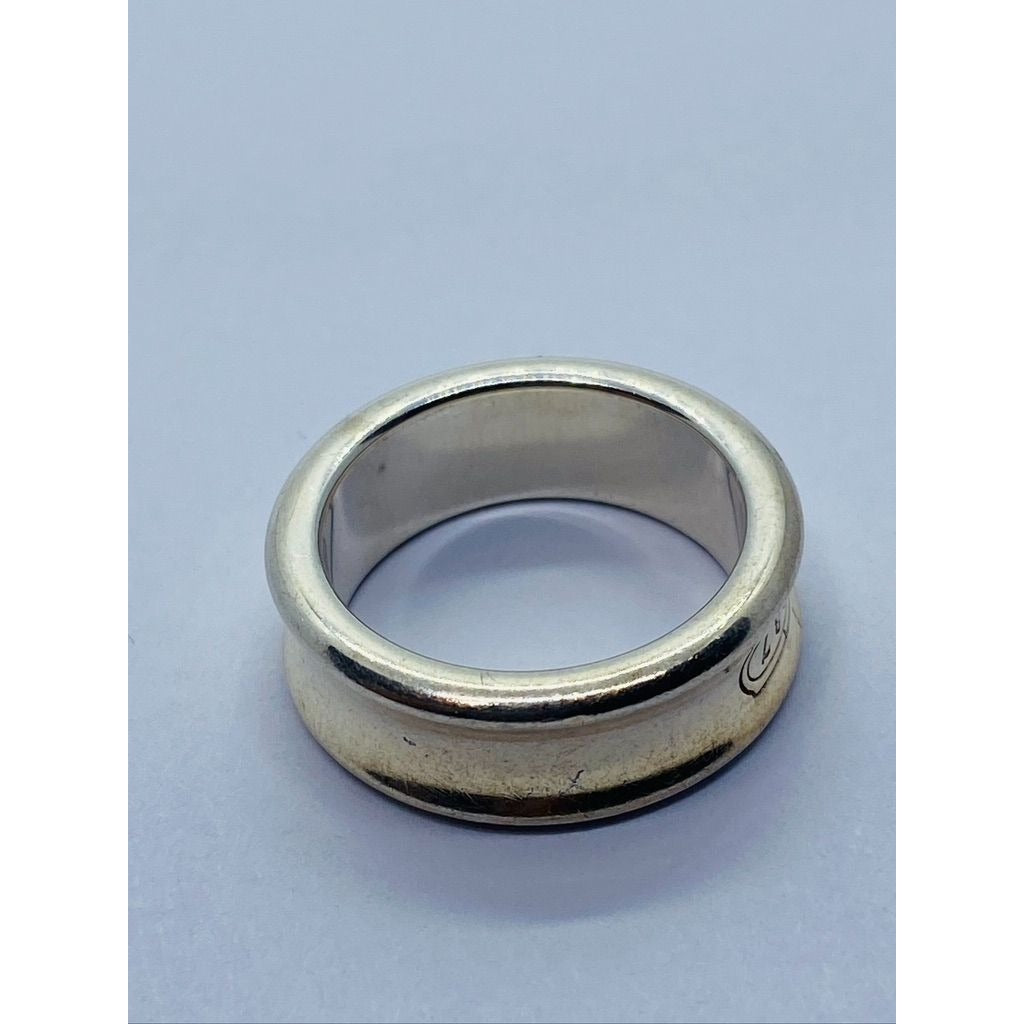 Tiffany & Co Sterling Silver 1837 Concave Ring Size 5.75