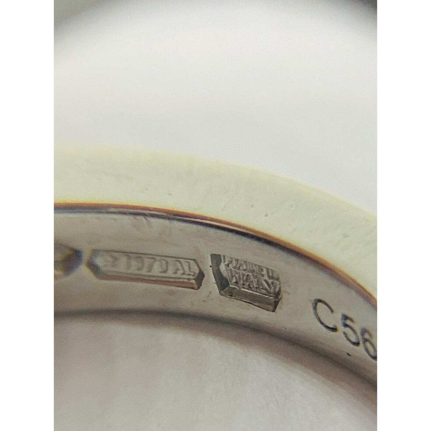 Bvlgari "MarryMe" Platinum Wedding Ring Size 5.5 (51) 2.7mm wide 6.1 gram