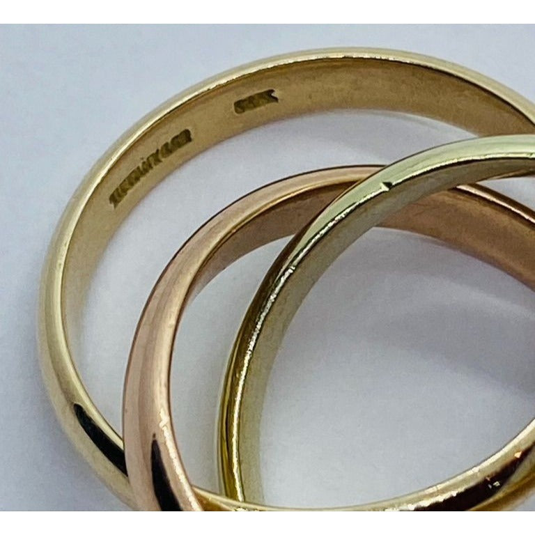 Tiffany & Co Multi Color Rolling 14k Gold Ring 585
