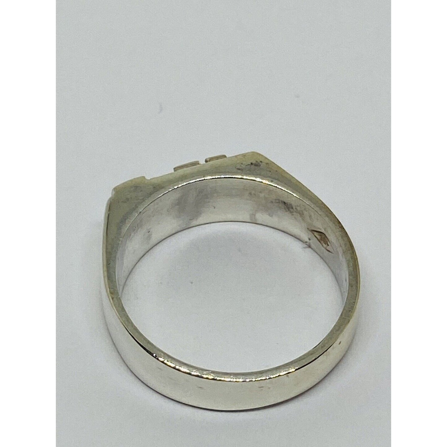 Sterling Silver 18k Gold Letter Initial A Ring Size 5.75