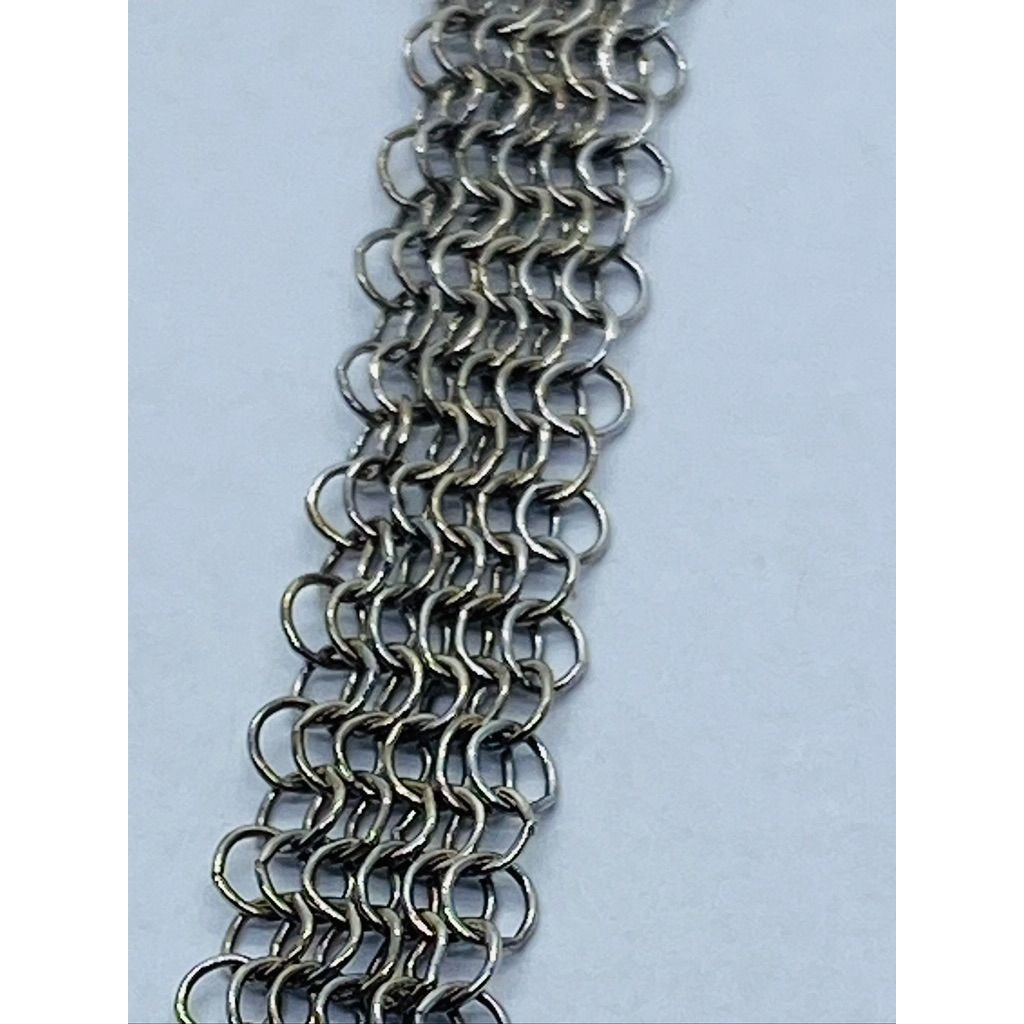 Tiffany & Co. Elsa Peretti Diamond Mesh Earring in Sterling Silver 0.12 ctw