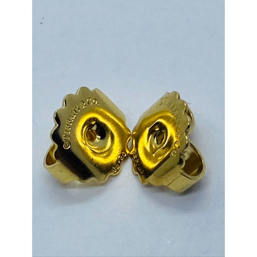 Tiffany & Co Earring Backs Set Jumbo XL 18K 750 Yellow Gold