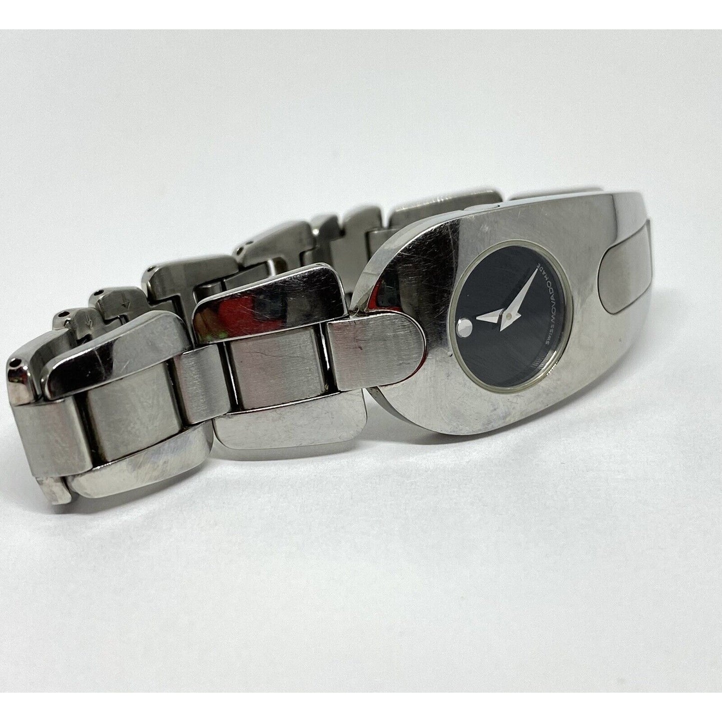 Women's Movado Museum Watch - Stainless Steel / Swiss / 84 A1 1930 6.5” Wrist