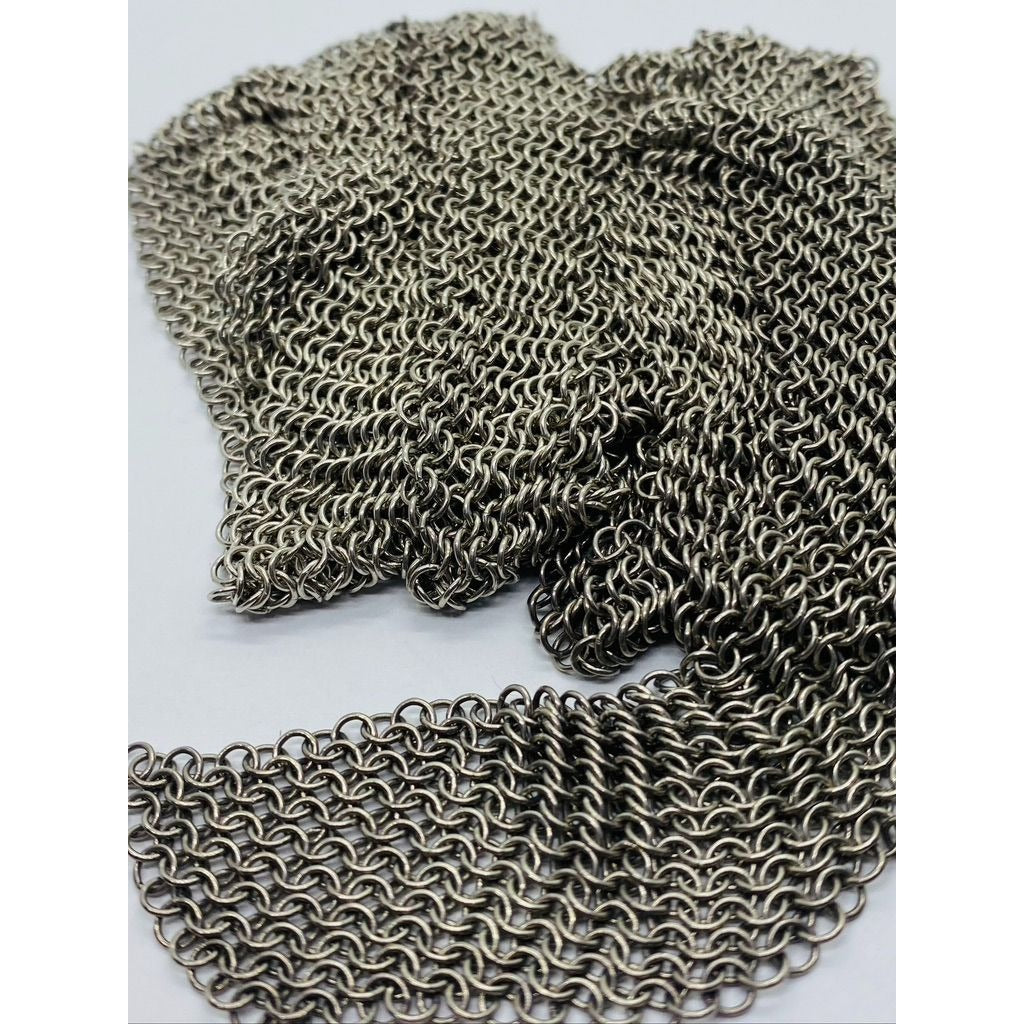 Tiffany & Co Peretti 925 Sterling Silver Extra Long XL Mesh Scarf Necklace 49”
