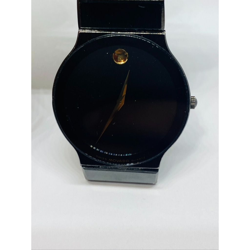 Movado Ultra Slim 84.C6.880.2A Black Dial Watch 32MM Case