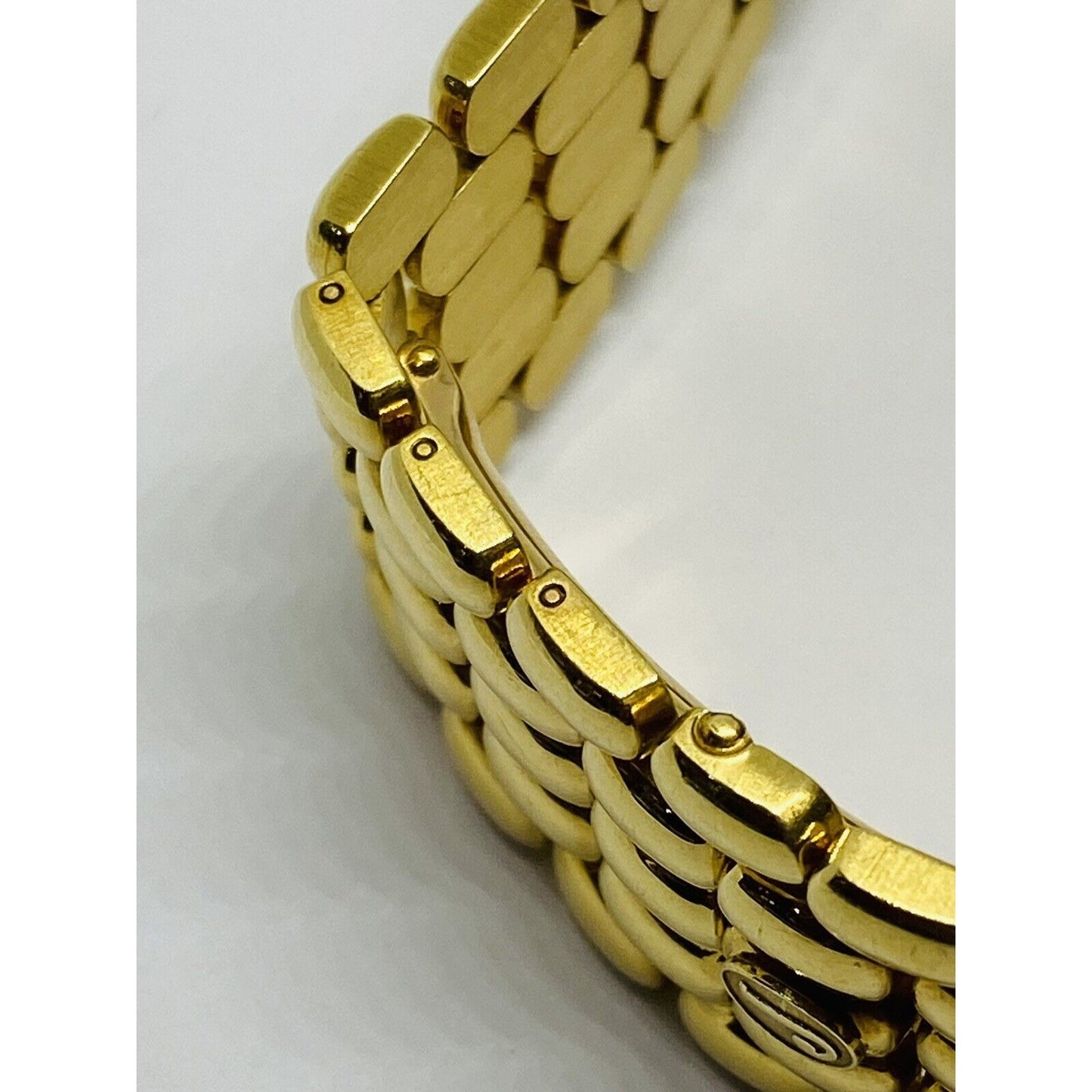 Solid 18k Yellow Gold JUVENIA Unisex Watch with Diamonds 101 grams 33mm ACCURATE