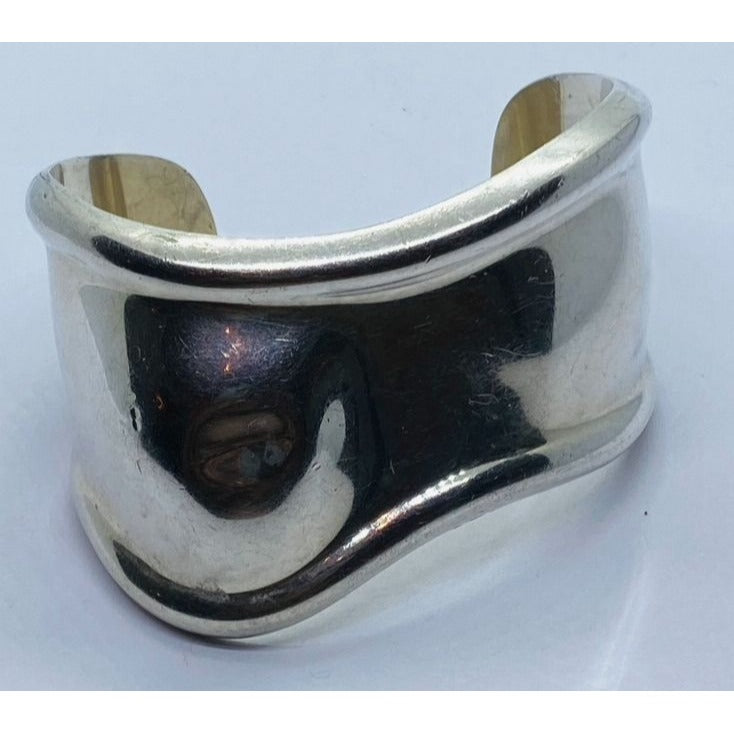 1978 Tiffany & Co 925 Sterling Silver Peretti Right Bone Cuff Motif Bracelet