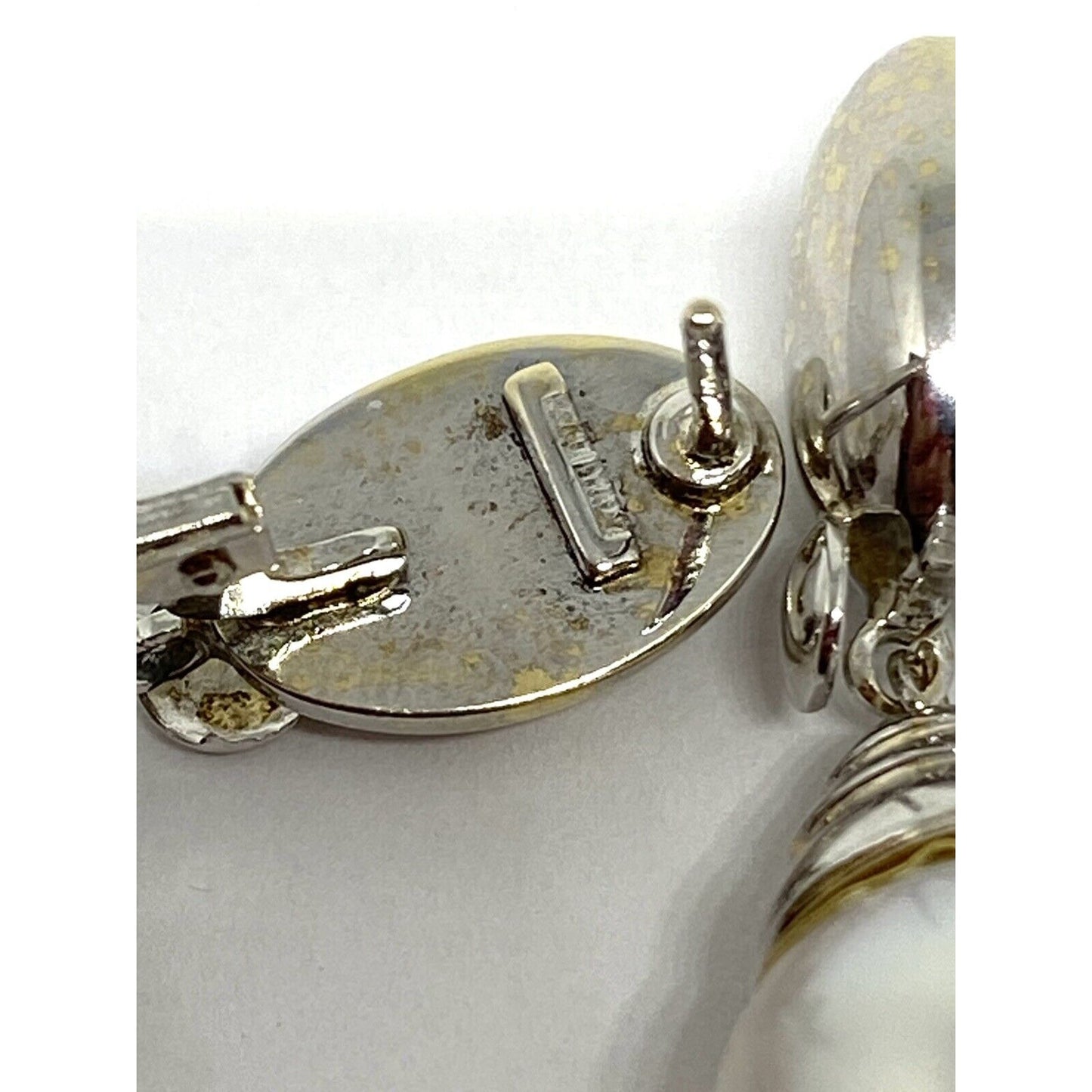Estate Pearl 14K Gold Dangle Earrings 11.5 Grams, 12 MM PEARLS