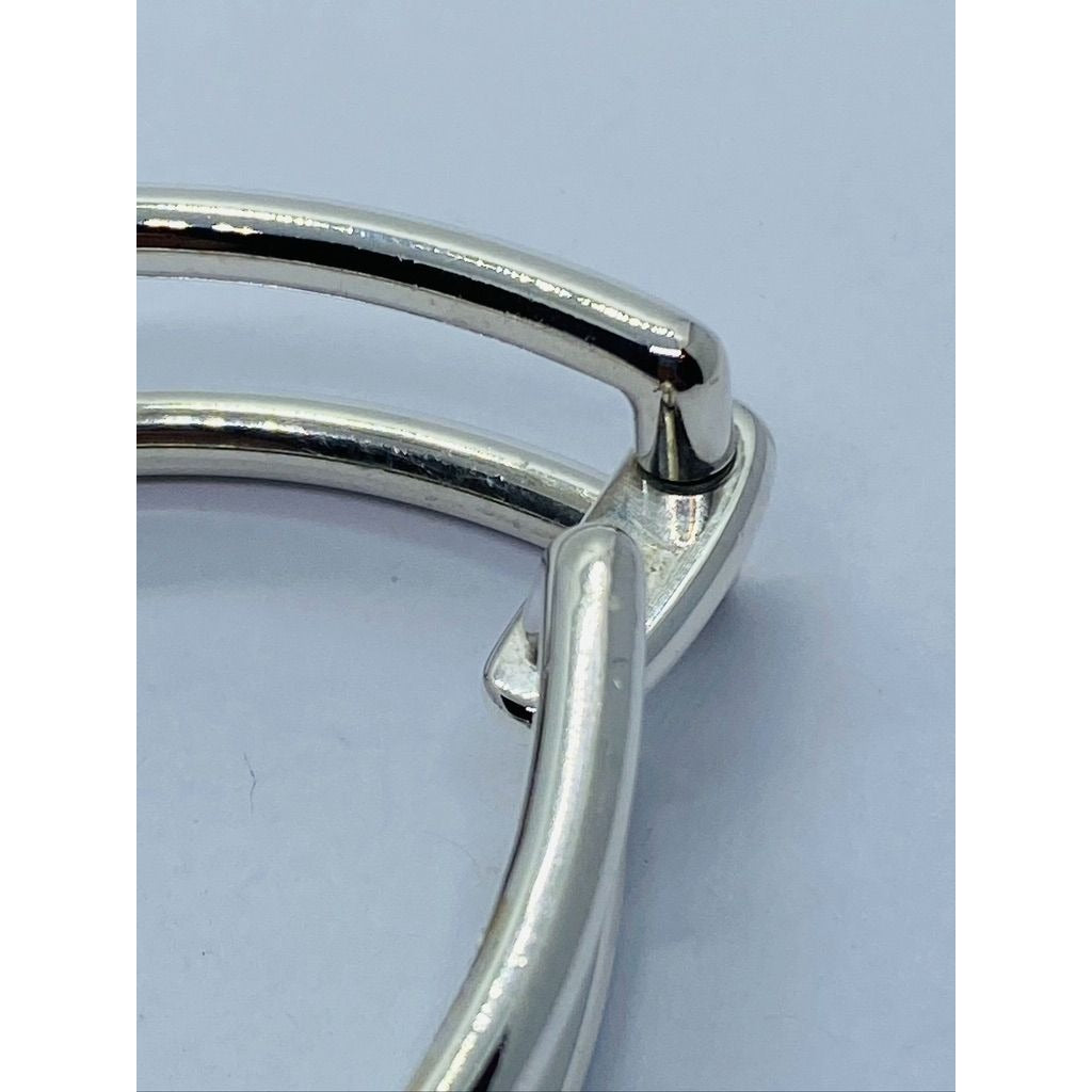 Tiffany & Co Silver Rectangle Link Bracelet Bangle 2002 Italy