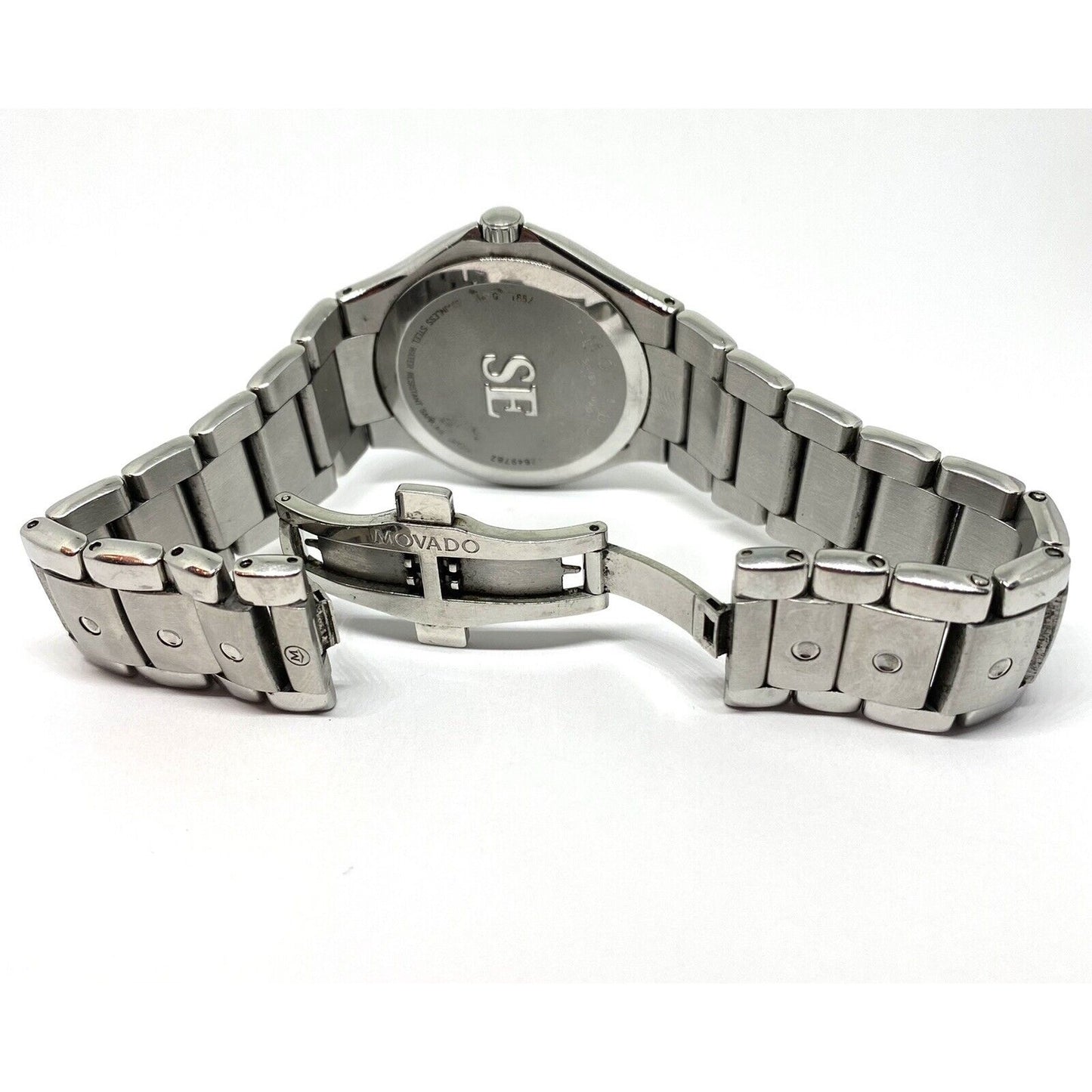 MOVADO Stainless Steel Sports Edition SE Museum Men's Watch 84.G1.1882 7.5”