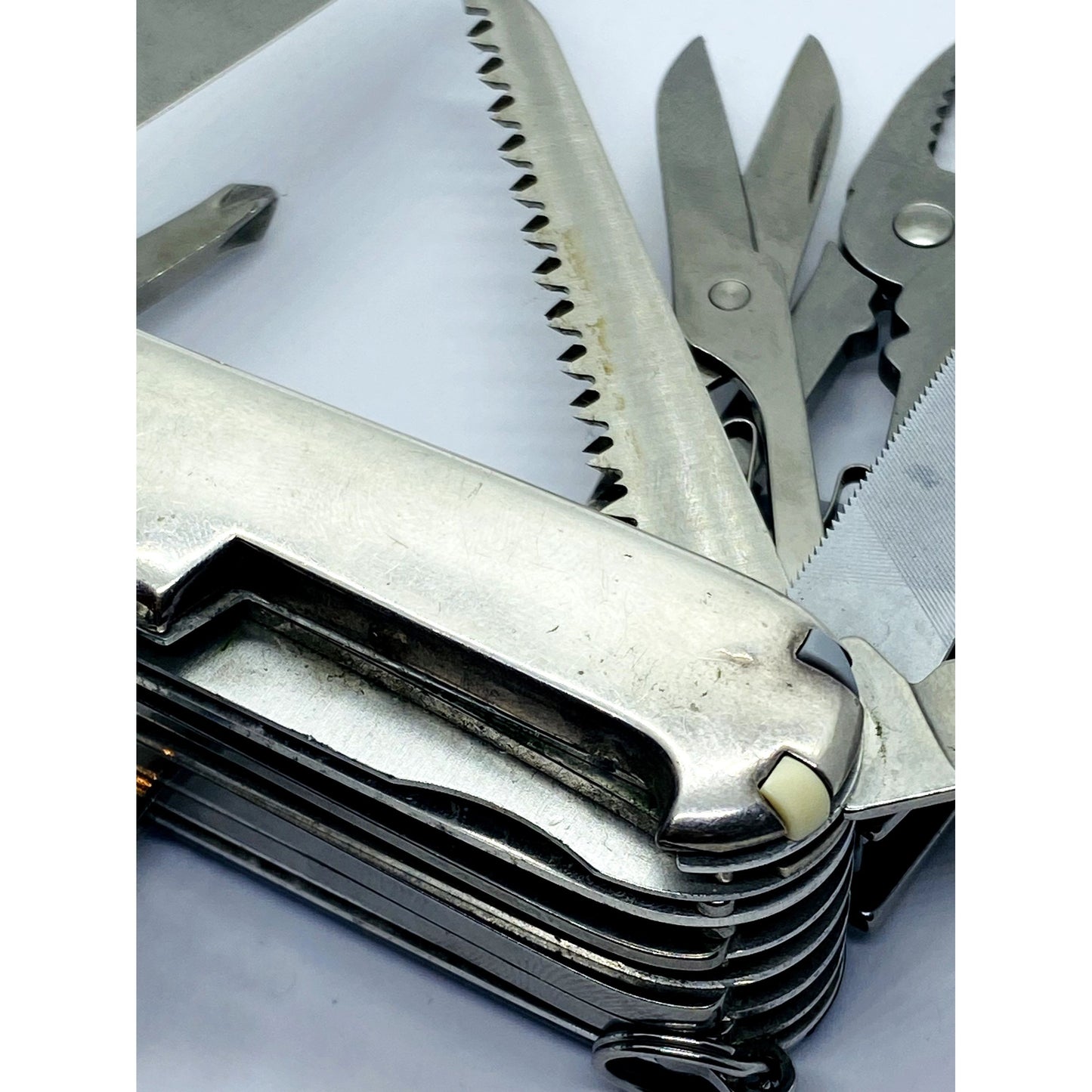 TIFFANY & CO STERLING SILVER 18K & BLUE Victorinox Swiss Army Swiss Champ Knife