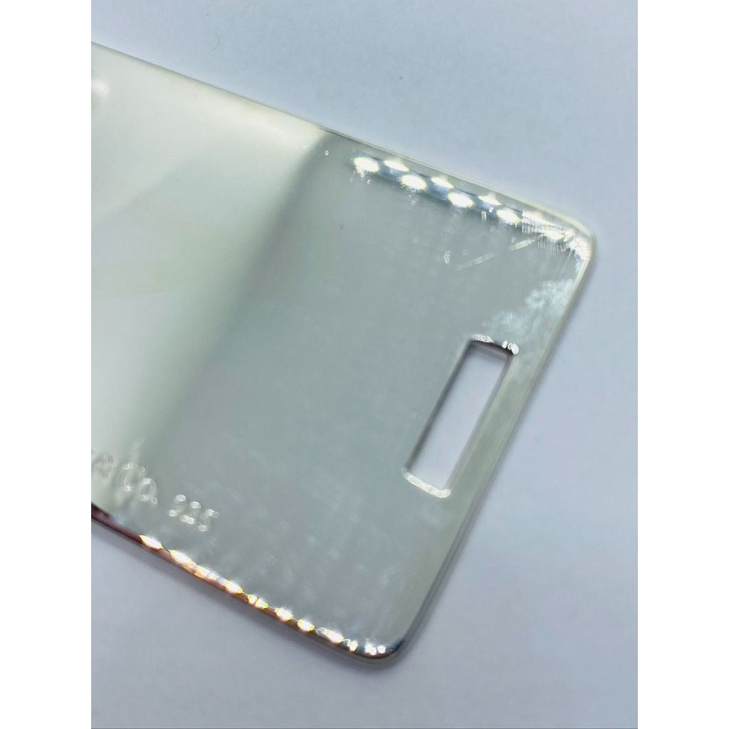 Genuine Tiffany & Co. 1837 Sterling Silver Luggage Tag 64x38MM