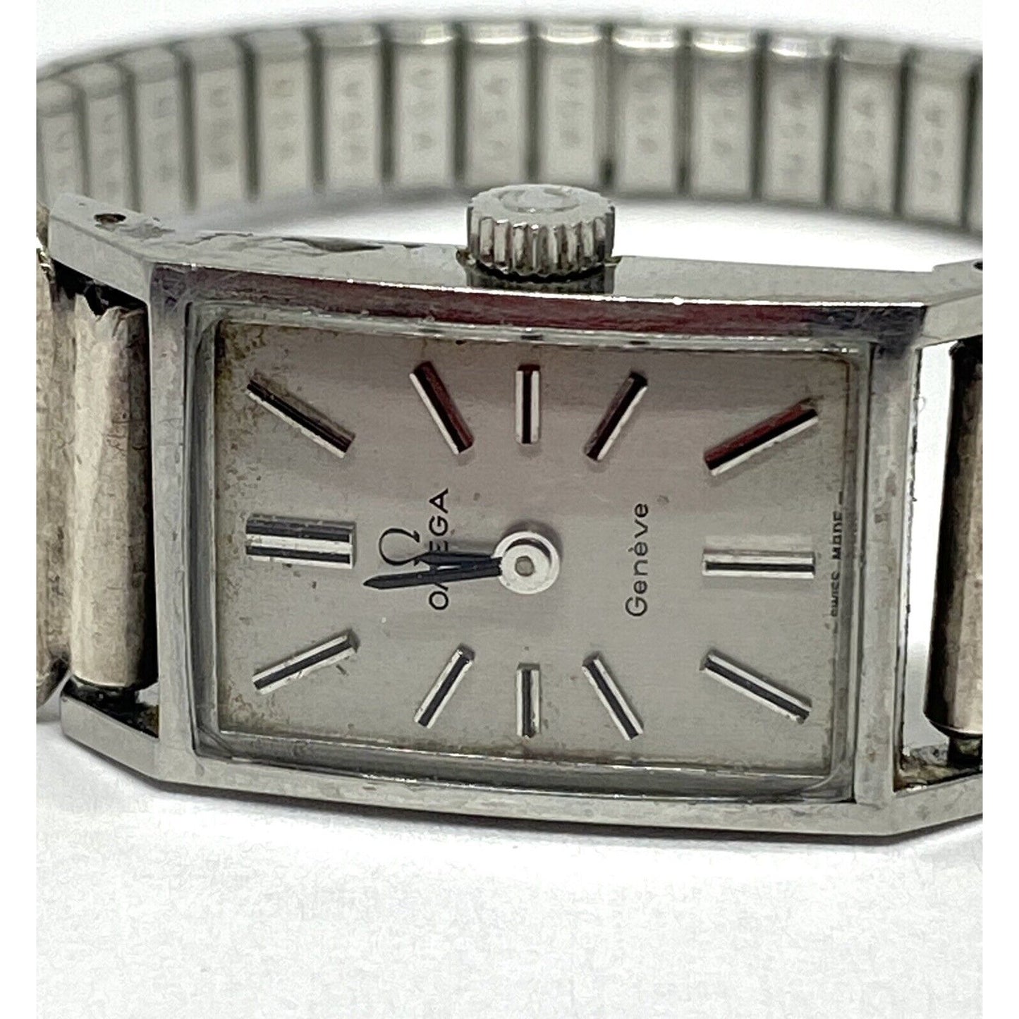 Vintage Navajo Sterling Silver & Omega Ladies Watch