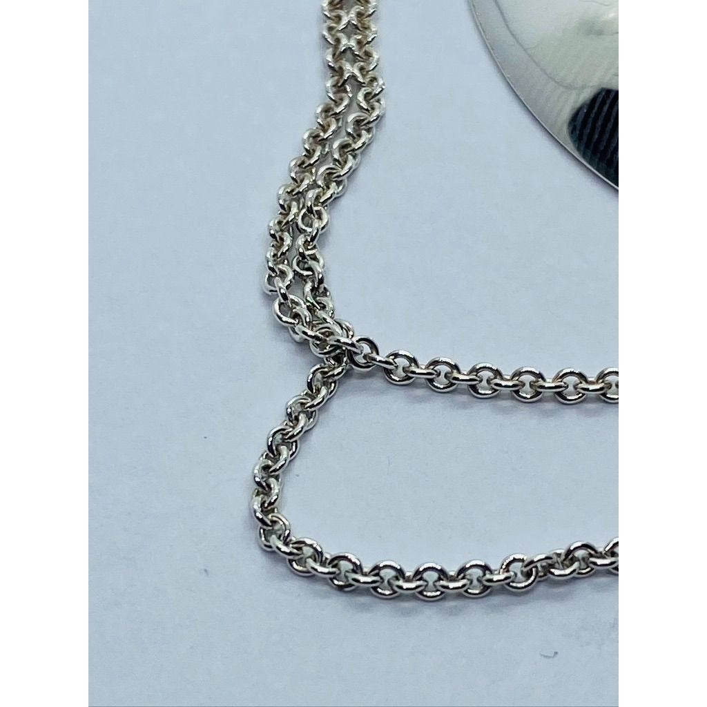 Tiffany & Co Frank Ghery Morph Necklace 1.5" by 1.25" 16"
