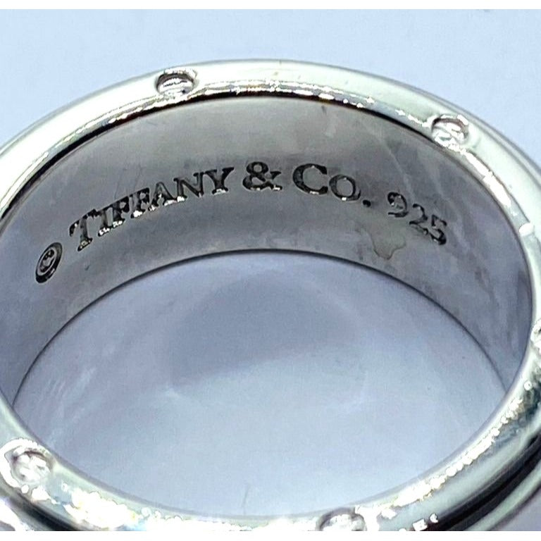 Tiffany & Co Sterling Silver 925 Wide Metropolis Ring Size 8