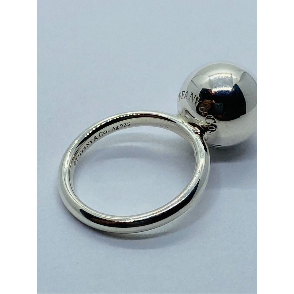 Tiffany & Co 925 Sterling Silver 12mm Hardwear Ring Size 5.5