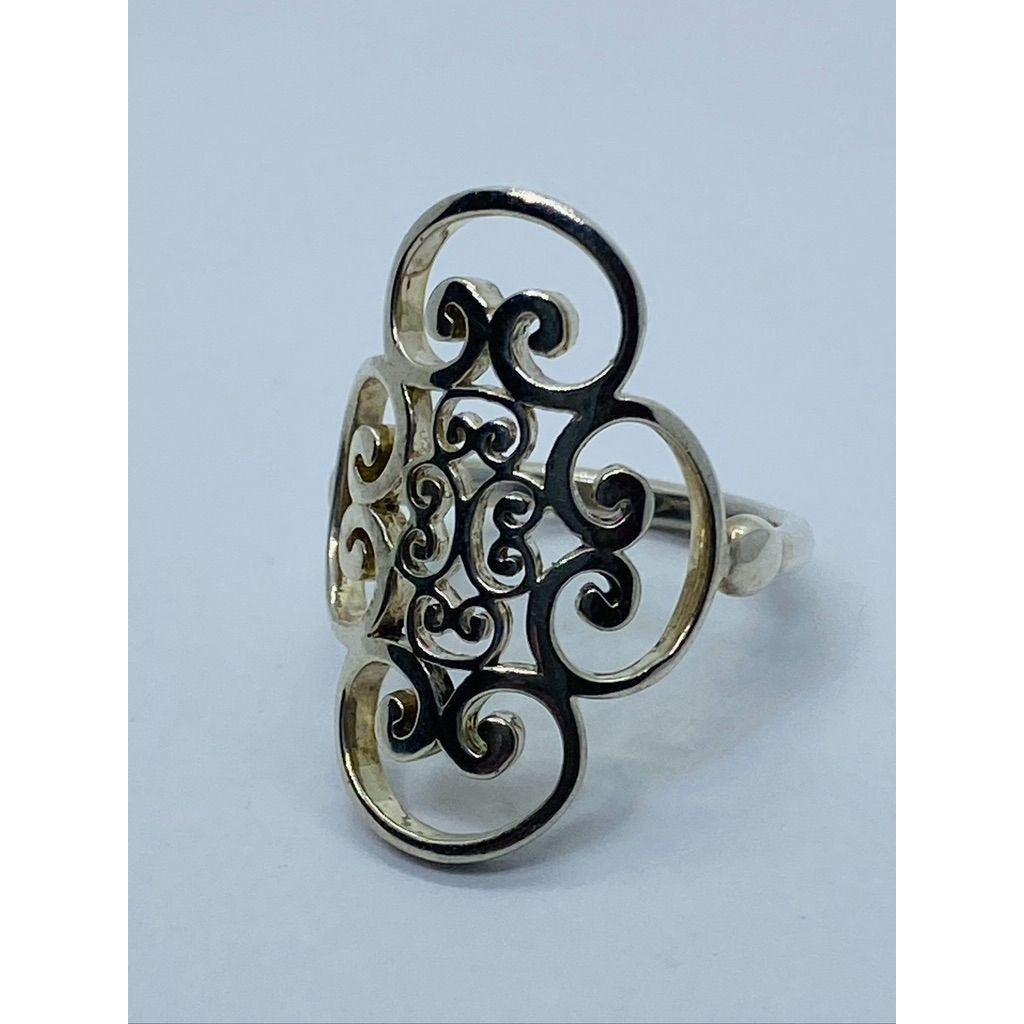 Tiffany & Co. Paloma Picasso Silver Venezia Goldoni Quadruplo Ring size 4.75