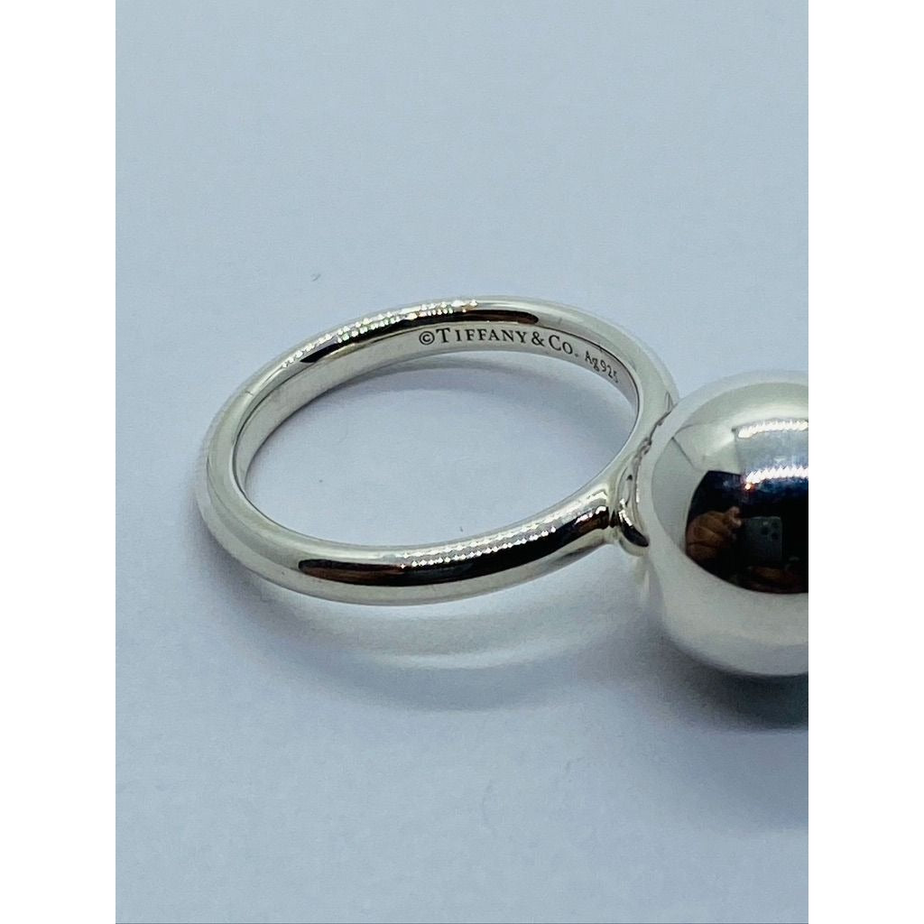 Tiffany & Co 925 Sterling Silver 12mm Hardwear Ring Size 5.5