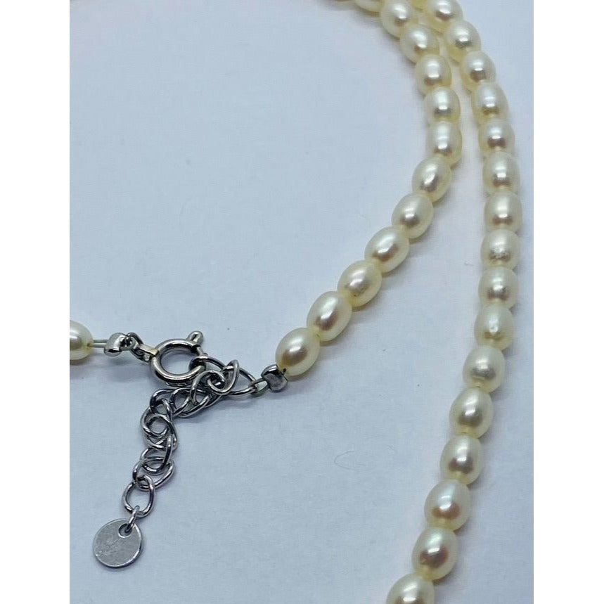Mikimoto Perlita Line 18K White Gold 17.25"
