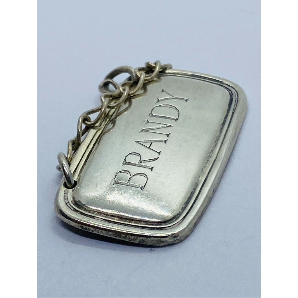 Tiffany & Co Sterling Silver 925 Brandy Decanter Bottle Tag