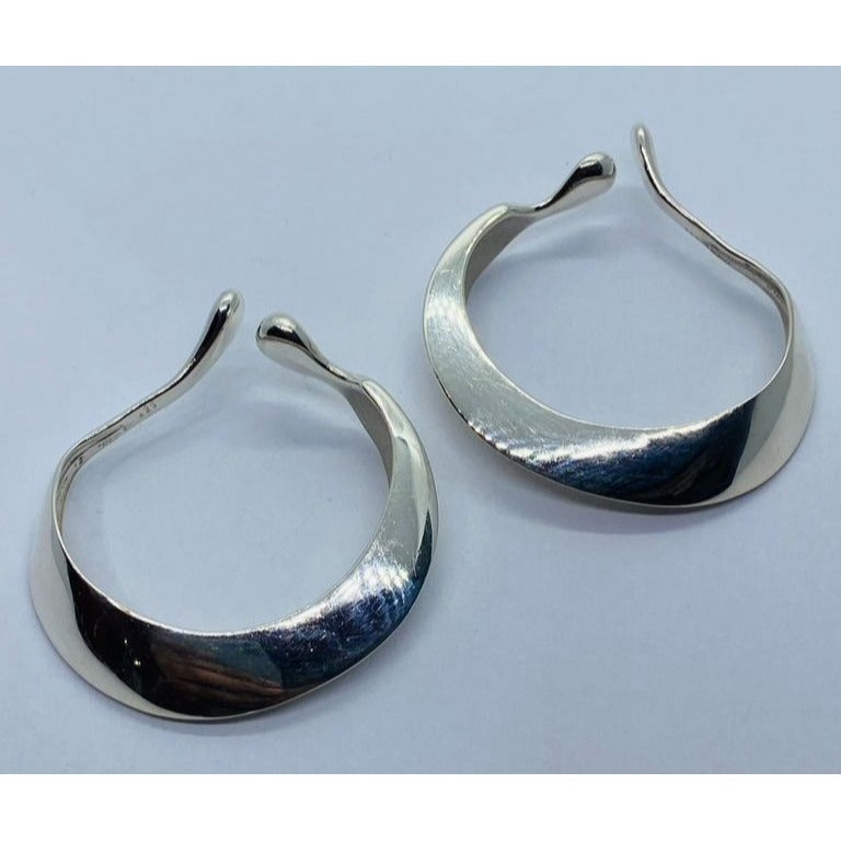 Vintage Tiffany & Co. Sterling Silver Elsa Peretti Ear Cuff Earrings