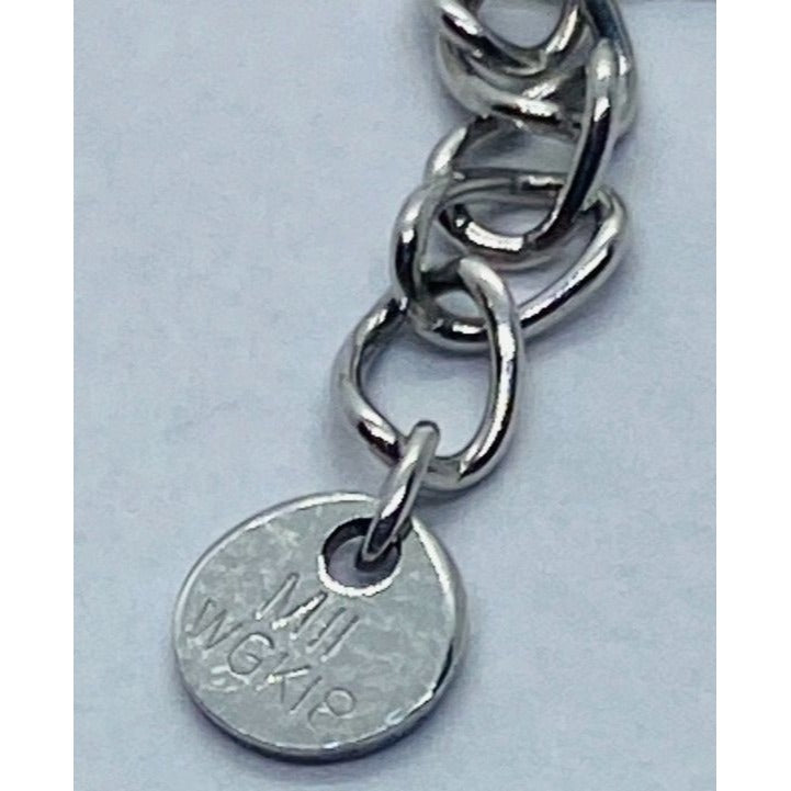 Mikimoto Perlita Line 18K White Gold 17.25"