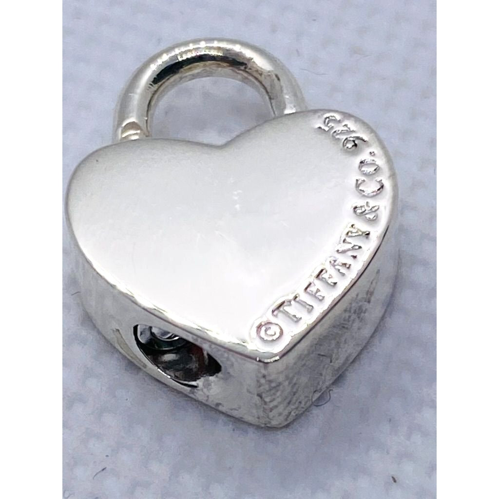Tiffany & Co Sterling 925 Please Return to Tiffany Pendant Charm Padlock READ!