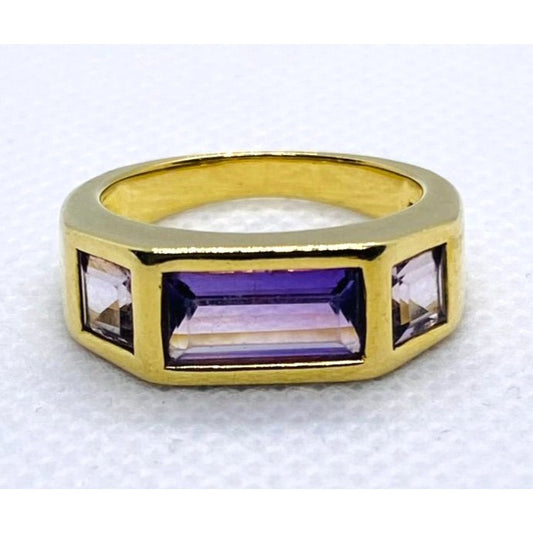 Tiffany & Co Paloma Picasso 18K Amethyst Ring Size 7