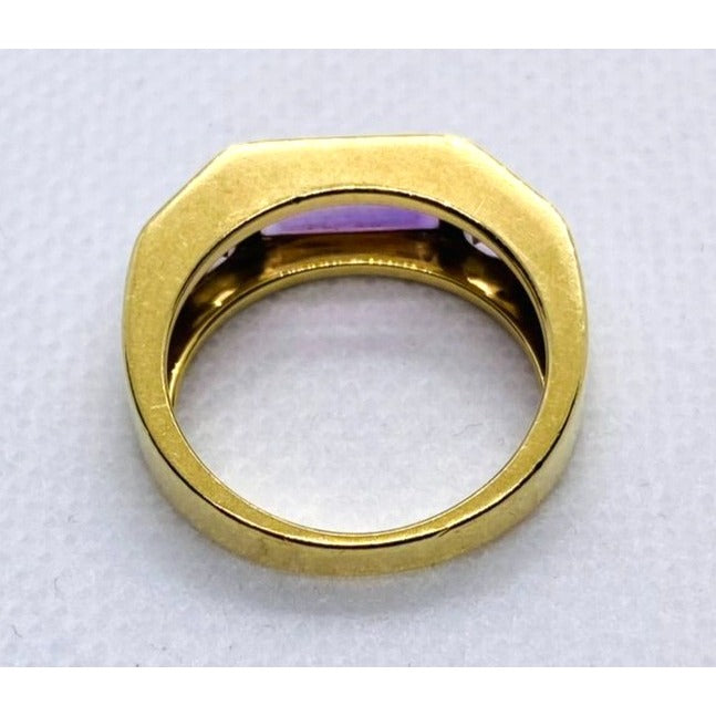 Tiffany & Co Paloma Picasso 18K Amethyst Ring Size 7