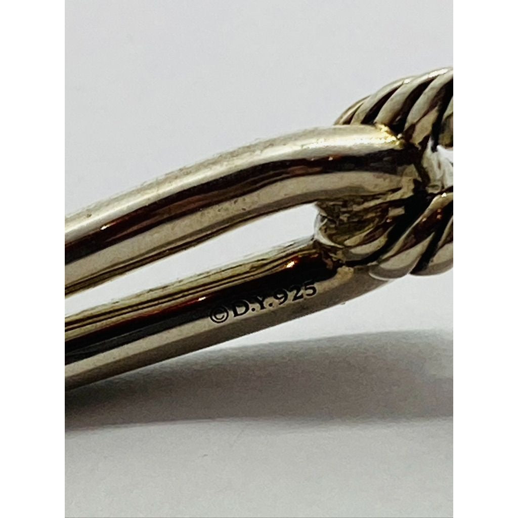 David Yurman Labyrinth 6” Diamond Bracelet Sterling with Pouch MSRP$2,750