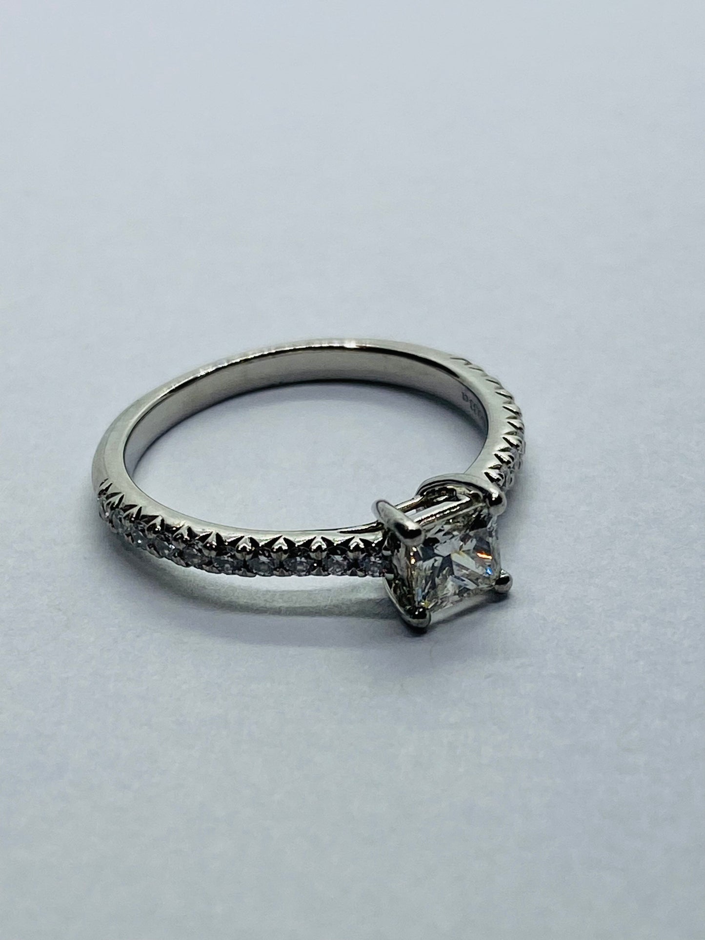 Tiffany & Co. Novo Princes Diamond Engagement Ring  Platinum