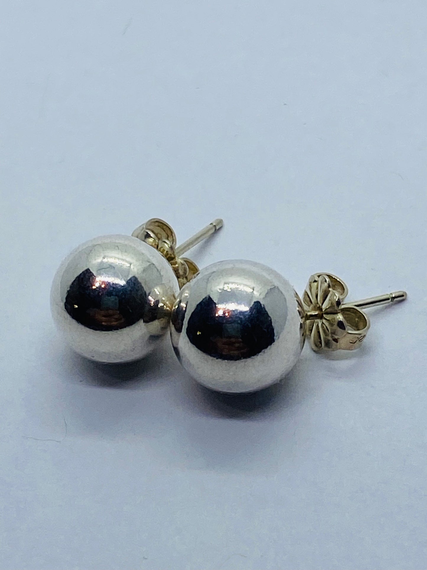 Tiffany & Co. Ball Stud Earrings Bead Hardwear hard wear Sterling Silver 10mm