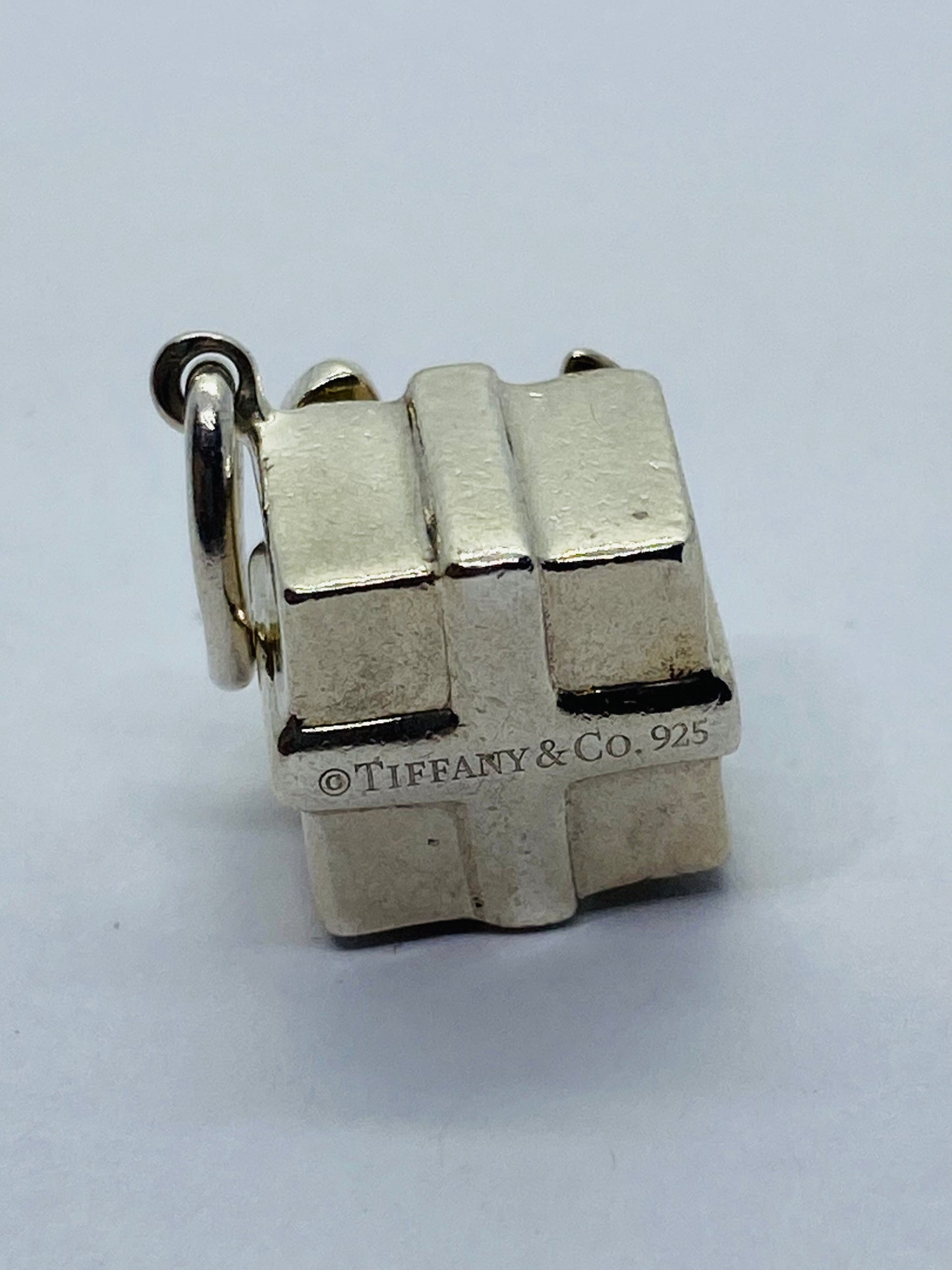 Tiffany & Co Charm Sterling Silver gift bow box