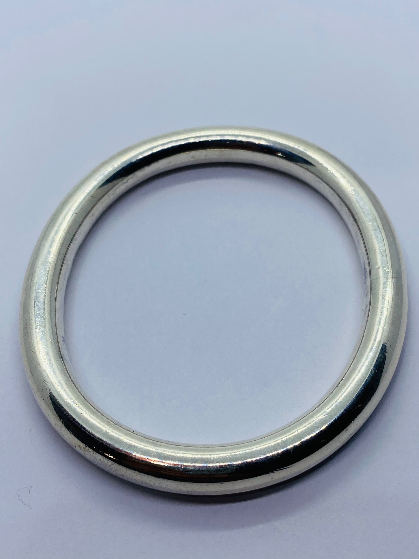 Tiffany & Co. Round Tube Oval Classic Bangle Brace 7 1/4” Bracelet