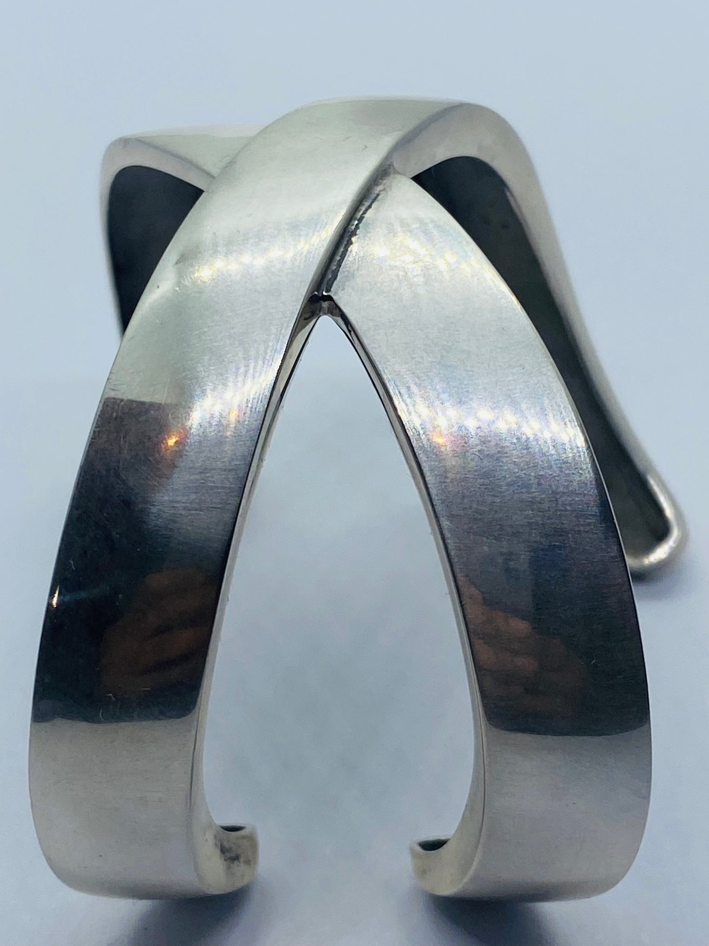 TIFFANY & Co STERLING PALOMA PICASSO GRAFFITI X CUFF BRACELET 1985 76.1G Rare