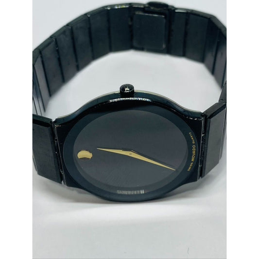 Movado Ultra Slim 84.C6.880.2A Black Dial Watch 32MM Case