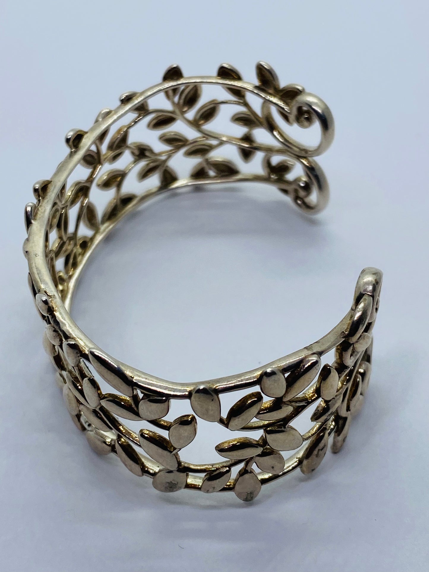 Tiffany & Co. Paloma Picasso Olive Leaf Cuff - Sterling Silver Bracelet $950