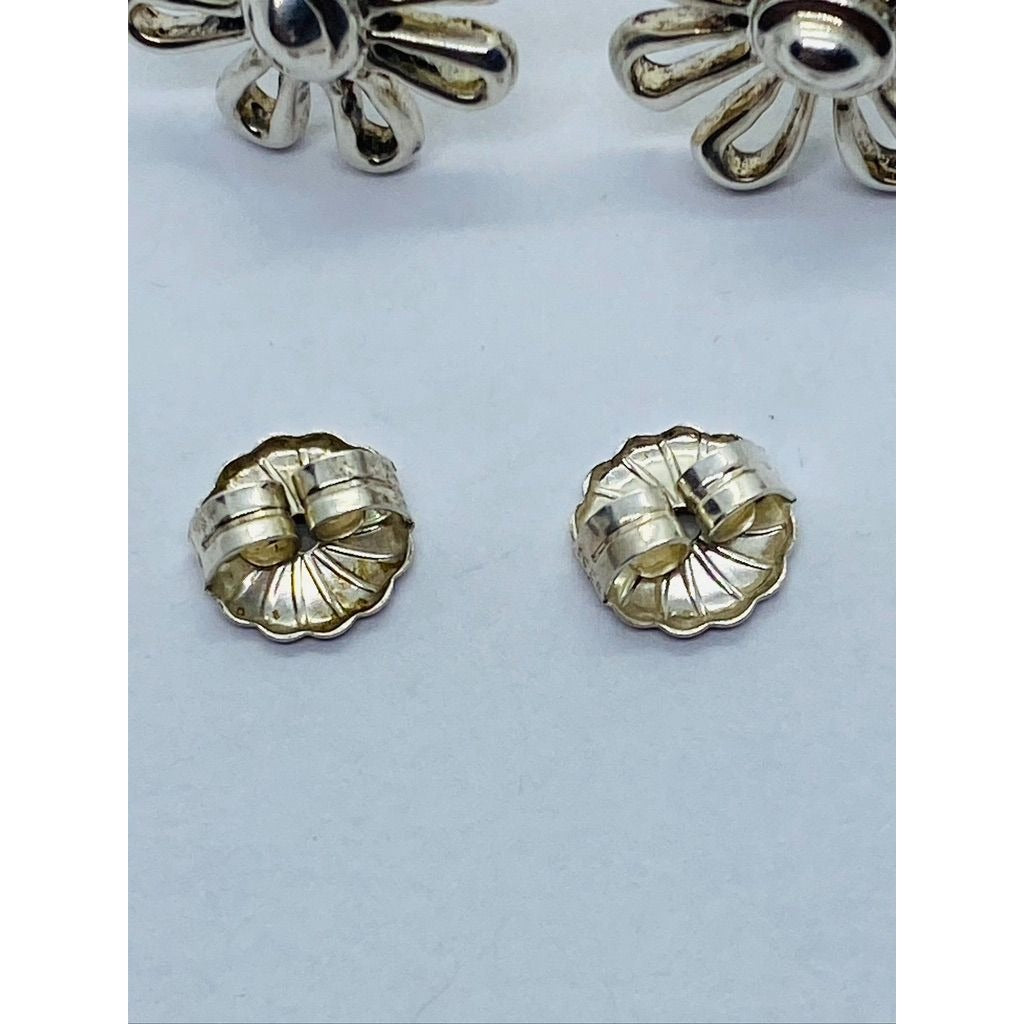 Tiffany & Co Sterling Silver Paloma Picasso Daisy Earrings
