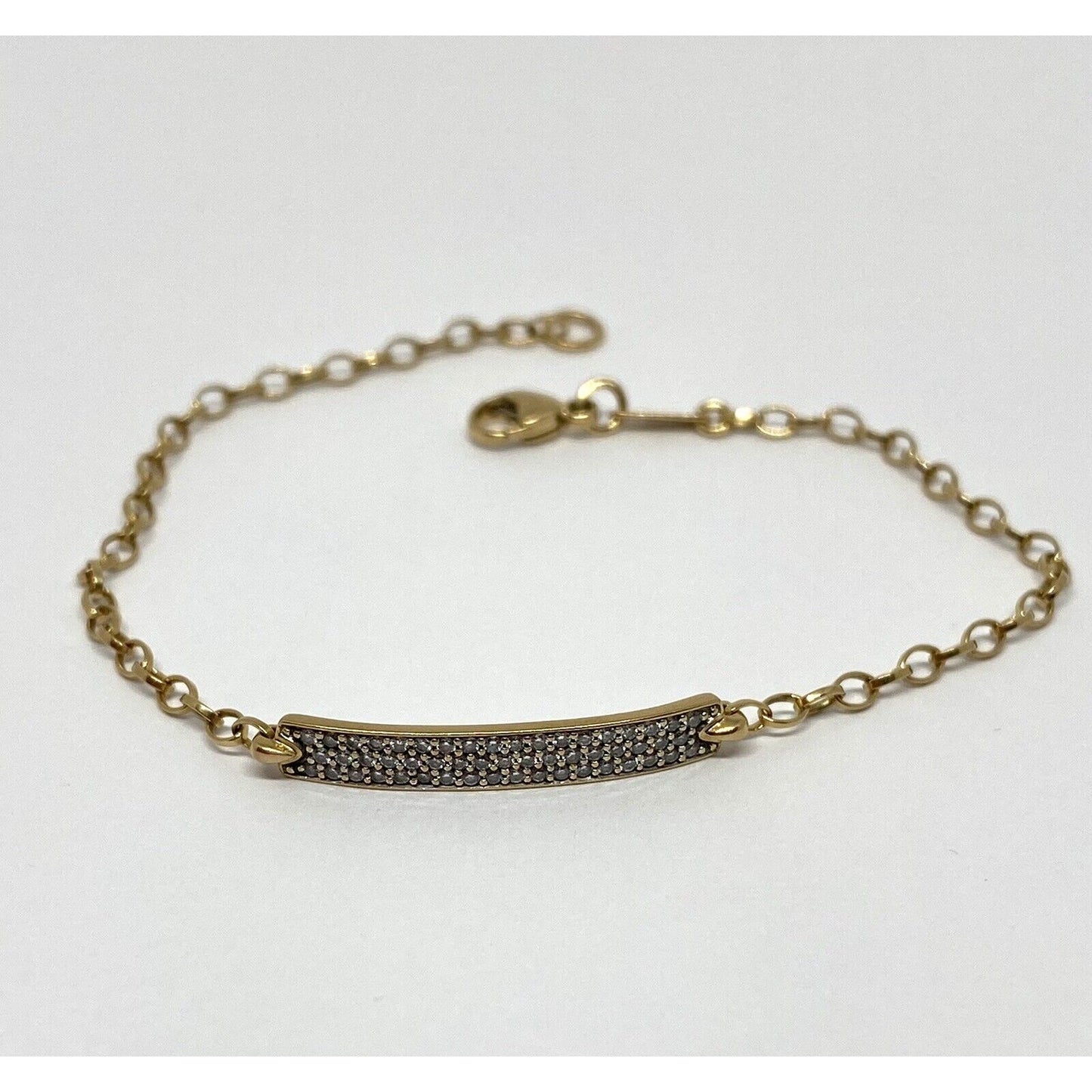Monica Rich Kossan Carpe Diem Diamond18K Gold Bracelet- Retail $1925