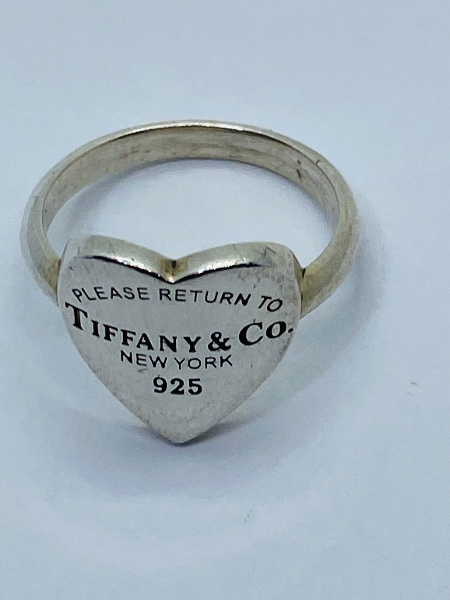 Tiffany & Co. Ring ,Size 4.25 Please Return To Tiffany & Co” New York , 925