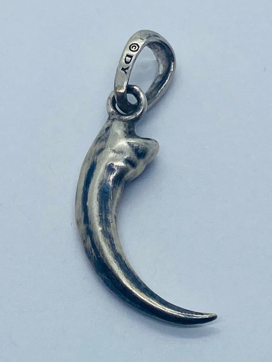 David Yurman Sterling Silver Amulets Shark Tooth Pendant