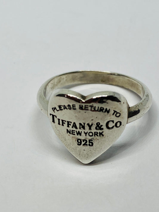Tiffany & Co. Ring ,Size 5.75 “Please Return To Tiffany & Co” New York , 925
